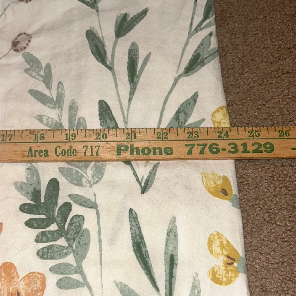 BEDDING COLLECTION Floral & Greenery Patterned Pillow Shams 2 pieces cotton